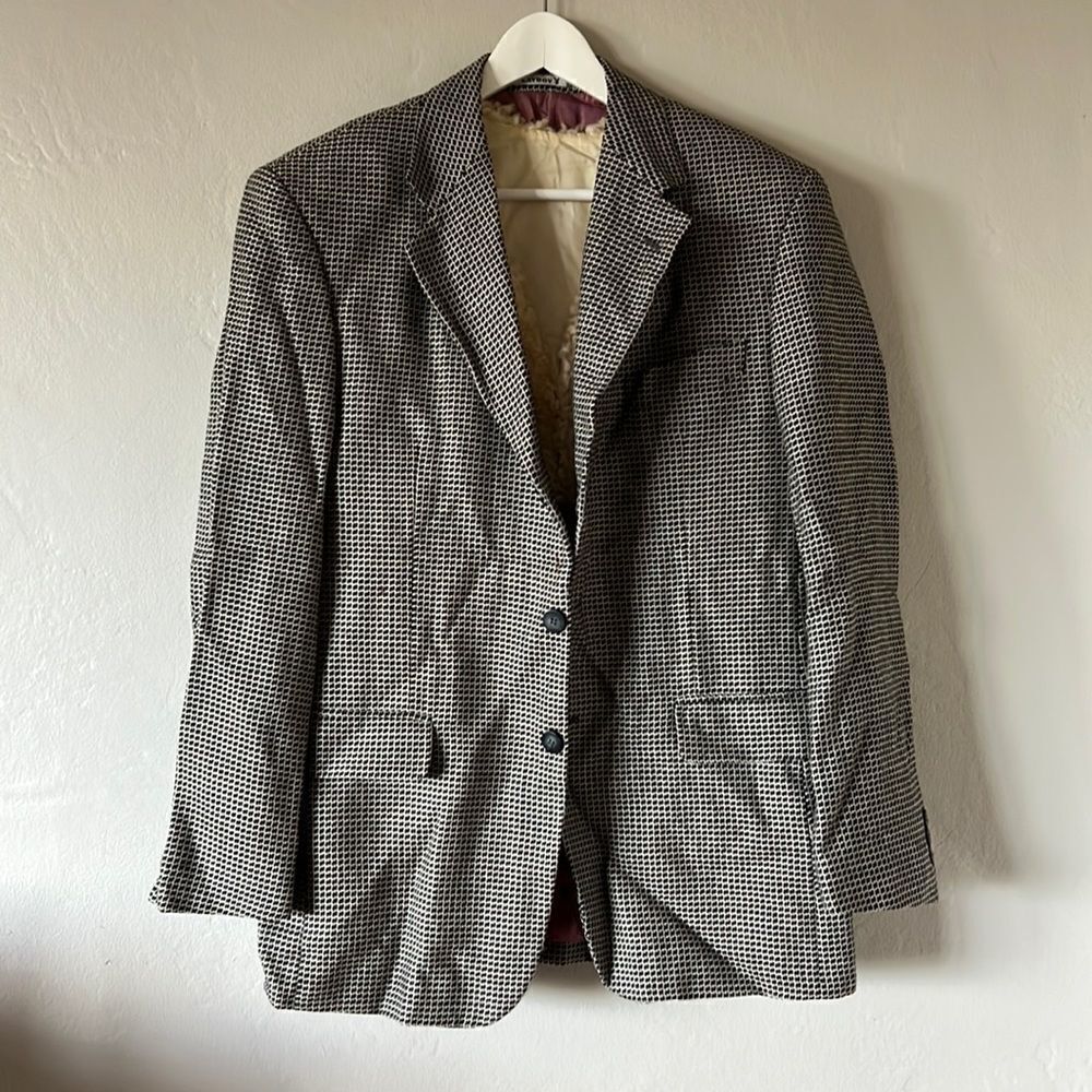 Vintage Playboy Wool Blazer w/ vest